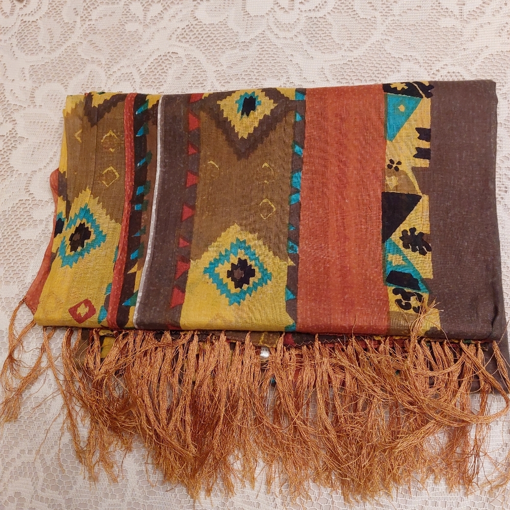 Beautiful multicoloured scarf